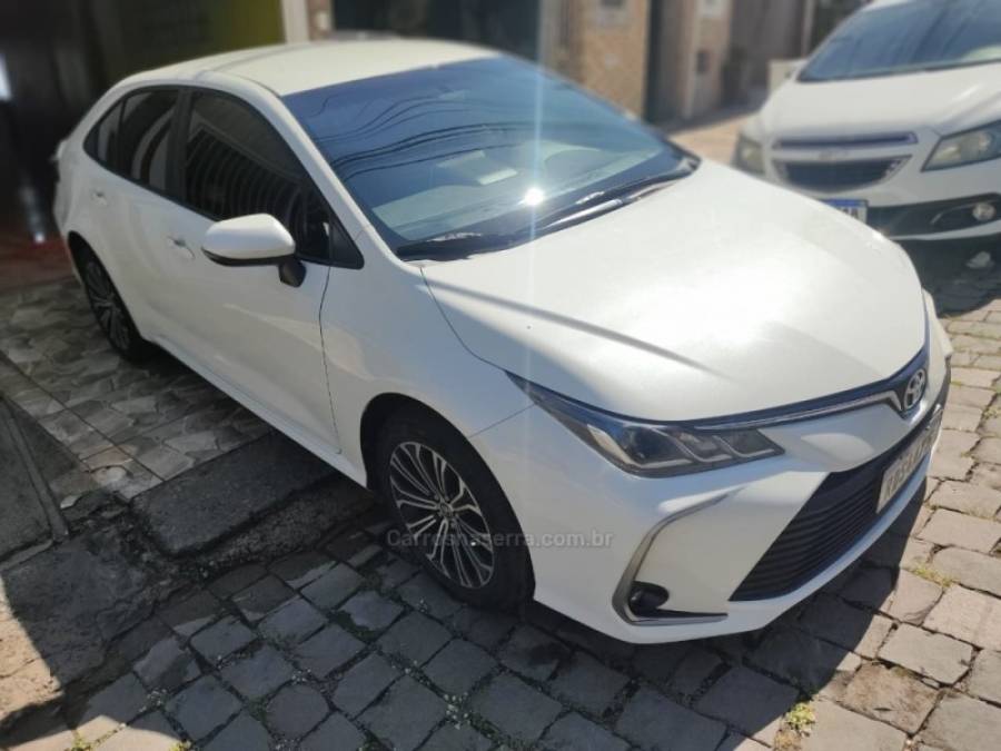 TOYOTA - COROLLA - 2020/2021 - Branca - Sob Consulta